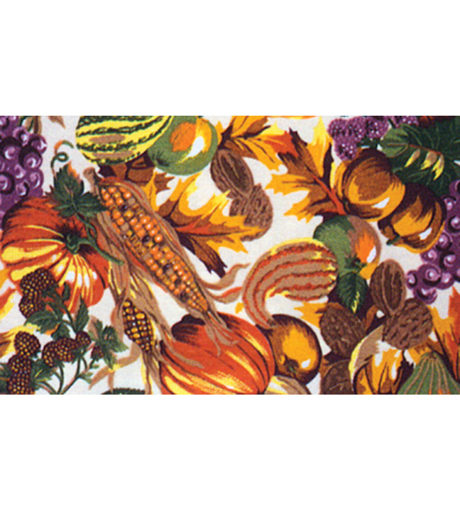 Ivory Fall Festival Tablecloth 120"L x 60"W